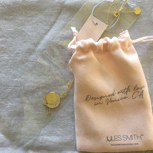 JULES SMITH gold plated necklace - NEW - Picture 1 of 4